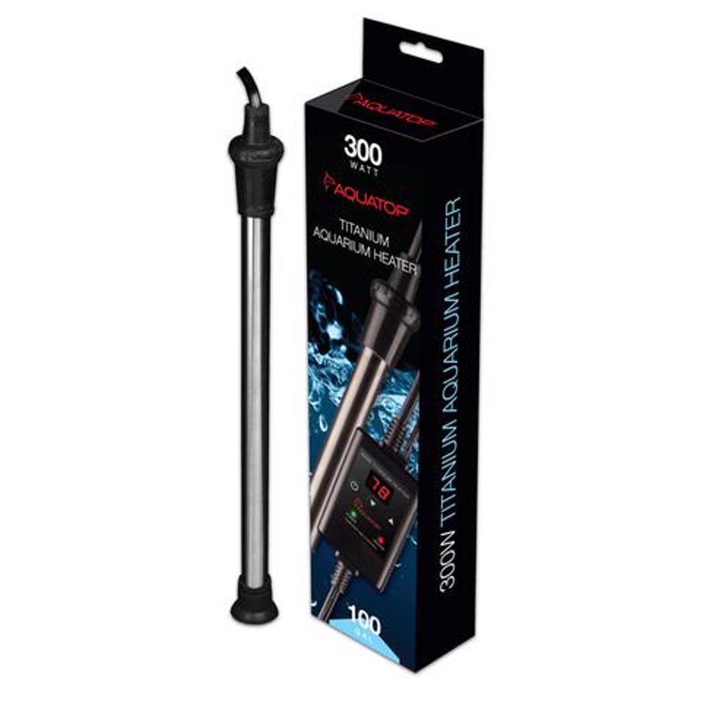 Aquatop Titanium Aquarium Heater + Controller, 300Watt