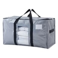 thumbnail image 2 of Bolsa de almacenamiento de ropa y edredones de gran capacidad con ventana, organizador del hogar para ropa, ropa de cama, juguetes y lencería, 2 of 7