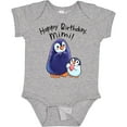 thumbnail image 3 of Inktastic Happy Birthday, Mimi Cute Penguins Boys or Girls Baby Bodysuit, 3 of 5