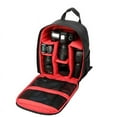 thumbnail image 1 of Multi-Functional Camera Backpack, Waterproof Outdoor Camera Bag for Hiking Travel Sprots-Red,1 x camera bag,Black Red, 1 of 6