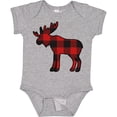 thumbnail image 3 of Inktastic Moose Silhouette Plaid Boys or Girls Baby Bodysuit, 3 of 5