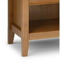 thumbnail image 6 of Simpli Home Amherst 24 inch Solid Wood Traditional Bedside Table in Light Golden Brown (Set of 2), 6 of 9
