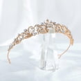 thumbnail image 4 of Elegant Rhinestones Bridal Crowns For Weddings Lightweight Metal Queen Crowns Headbands For Bride And Special Occasion Silver, 4 of 4