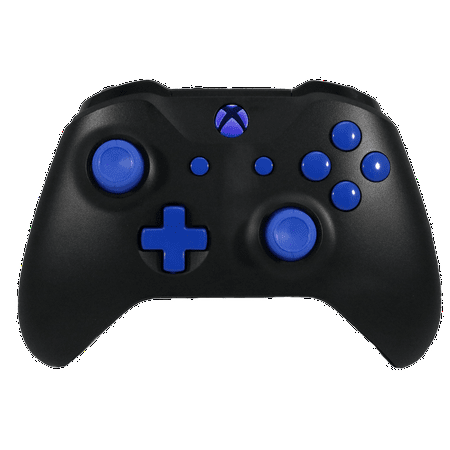 Xbox One Modded Rapid Fire Controller - Blue LED's, Custom Blue Buttons, Drop Shot, Jump Shot, Quick Scope Compatible Call of Duty & All (Best Xbox Controller For Cod)