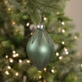 thumbnail image 2 of Northlight Green Glass Starburst Finial Shiny Christmas Decorative Accent Ornament, 6.5", 2 of 4