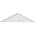 thumbnail image 3 of Ekena Millwork 72"W x 19"H x 2"P (Pitch 6/12) Peaked Cap 4 Spoke Architectural Grade PVC Pediment, 3 of 8