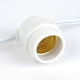 thumbnail image 2 of Novelty Lights E26 Medium Base 50 Bulbs Socket String White Wire 100 Feet (Bulbs Not Included), 2 of 6