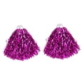 thumbnail image 4 of WEAVILUX Cheer Poms Rosy Plastic Lightweight for Sport Cheering 1Pair, 4 of 8