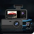 thumbnail image 4 of YUNAFFT Dash Cam Front Inside Rear 2 Inch 1080P HD Screen Dash Camera For Cars With Infrared Night Vision 140 Wide Degrees Loop Recording APP, 4 of 9