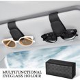 thumbnail image 4 of Harpi Hooks for Hanging, Storage and Organization, Sunglass for Car, Magnetic Leather Sunglass Clip for Car Visor, Sunglasses for Car Visor, Glasses for Car, Sunglass Suitable for Gla, 4 of 5