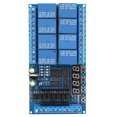 thumbnail image 1 of Módulo de relé PLC Mini Pro de 8 canales CC 12 V, placa de interruptor con temporizador de retardo para Arduino., 1 of 9