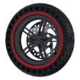 thumbnail image 3 of Scooter Eléctrico Neumilar Celular, Conjunto de la Rueda Trasera del Scooter Rojo Cojinete Fuerte de Aluminio de Aluminio de Disipació de Calor Con Freno de Disco de 120 mm, 3 of 7