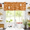 thumbnail image 3 of It‘s Fall Valances for Windows Y’all Pumpkin Maple Leaf Orange Fall Rod Pocket Curtain Valance Window Treatment Short Curtains for Kitchen Living Room, 60"x18", 3 of 5