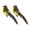 thumbnail image 2 of Dserhfy 2Pcs Artificial Bird Ornaments Realistic Looking Adorable Appearance Polystyrene Simulation Bird Ornament Backyard Statues Decor for Home, 2 of 8