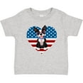 thumbnail image 3 of Inktastic Boston Terrier Dog US Flag July 4th Boys or Girls Baby T-Shirt, 3 of 5