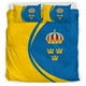 thumbnail image 3 of Bandera de Suecia Escudo de Armas Juego de cama Círculo RLT7, 3 of 5