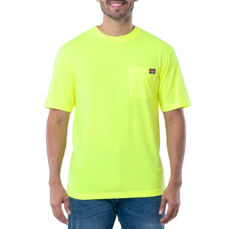 Wrangler Workwear Men's Short Sleeve Pocket Tee, 3-Pack
