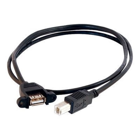 C2G Panel Mount Cable - USB cable - 2 ft price history on PriceWatchPro