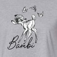 thumbnail image 3 of Bambi - Bambi Sketch - Juniors Cropped Cotton Blend T-Shirt, 3 of 5