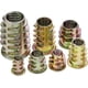 thumbnail image 2 of Paquete de 120 tuercas hexagonales de aleación de Zinc M4 M5 M6 M8 M10 con inserciones de rosca para muebles de madera con caja de plástico, 2 of 5