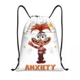 thumbnail image 2 of Mochila deportiva con cordón para el gimnasio, mochila con cordón de dibujos animados para senderismo, emociones y ansiedad, 2 of 5