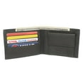 thumbnail image 2 of Marshal Soft Leather Kids Slim Thin Coin Pouch Bifold Wallet Olive, 2 of 7