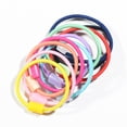 thumbnail image 3 of 1 Piezas Multicolor Niños Cuerda Elástica Lazos para El Cabello Soporte de Diademas, 3 of 9