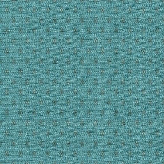 Ahgly Company Indoor Square Patterned Aquamarine Stone Green Area Rugs, 7' Square