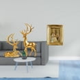 thumbnail image 2 of Elegante Colección De Figuras De Ciervos De Resina Y Marcos De Fotos Para Sala De Estar, Dormitorio, Oficina, Decoración De Pared De Mesa De Estilo Rústico., 2 of 8