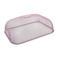 thumbnail image 1 of Cubierta de malla metálica para alimentos. Fácil de limpiar. Protege contra moscas. Protege verduras, plantas y frutas. Rosa, 1 of 9