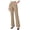 Khaki, variant on Womens Slim Fit High Waisted Bootcut Work Pants Dressy Wrinkle Free Suit Trousers Tailored Slacks for Business Office with Pockets Belt Loops, Navy, S