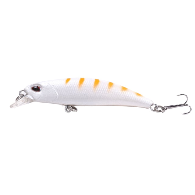 Cebo artificial Cebo Cebo Cebo artificial con triple anzuelo para gallineta nórdica, trucha , lucio, perca 08 Sunnimix Señuelos de pesca Minnow