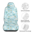 thumbnail image 5 of Yiaed Bee Flower Print Car Seat Covers,Universal Auto Seats Protector Fits for Car,SUV Sedan,Truck,Automotive Seat Covers & Accessories(Two packs), 5 of 7