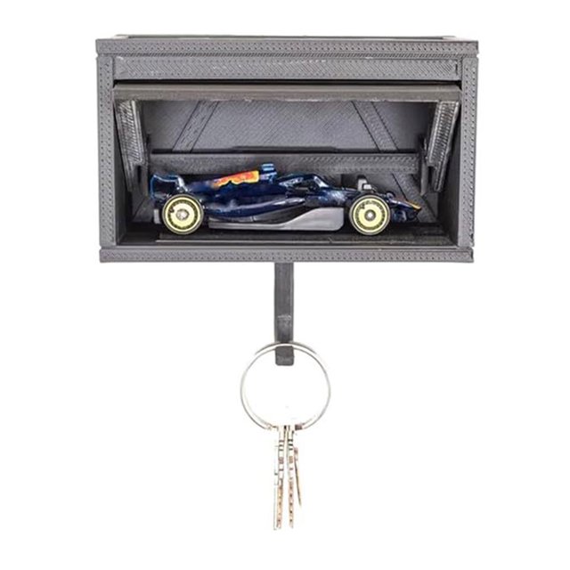 Soporte llave montaje en la pared 1454747474 (solo gancho - sin automóvil) Azul