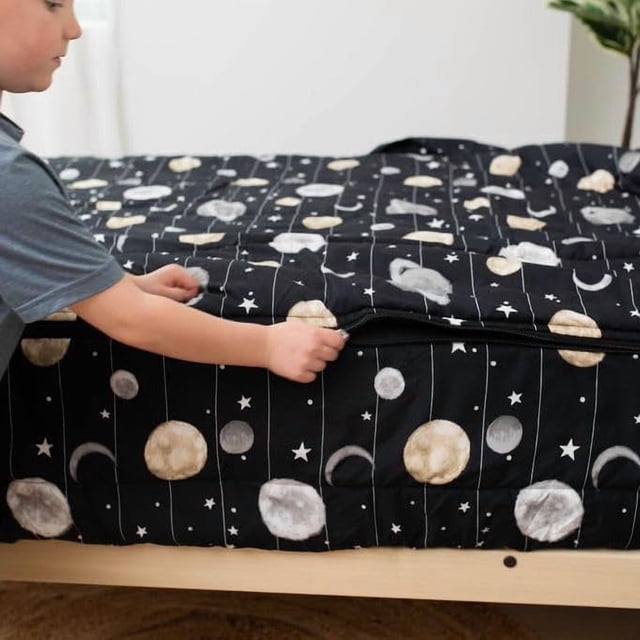 Juego de ropa de cama Beddy's Space Theme para niños con edredón y sábanas