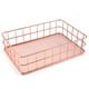 thumbnail image 1 of Cesta de almacenamiento de metal de escritorio, bandeja de almacenamiento de rejilla de caja de almacenamiento de hierro forjado, 1 of 5