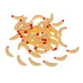 thumbnail image 2 of Baits vers Appâts en Forme de vers à Mouche 2.4cm - Beige, comme Décrit, 2 of 8