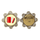 thumbnail image 1 of Broche de flores de Piano Unbranded 3.8 cm, 1 of 3