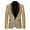 Gold, variant on Odeerbi Blazer Jackets for Men Autumn And Winter Office Work Suit Jacket Personality Sequins 2025 Casual Suits Black