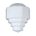 thumbnail image 2 of B&P Lamp® 6" Fit.Opal Deco Pendant Shade, 12" Diameter, 2 of 2