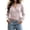 Pink, variant on Admvng Women's Wrap V‑Neck Knit Sweater Long Sleeve Cropped Pullover Side Tie Knot Casual Fall Sweater
