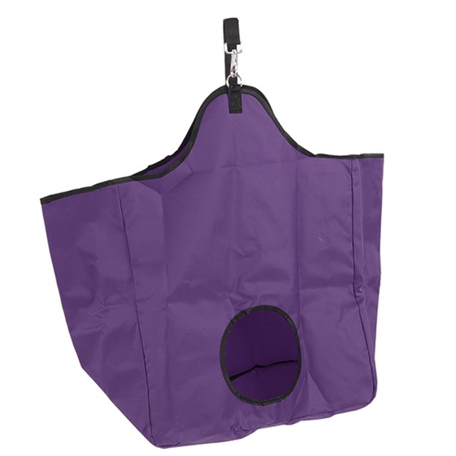 Bolsa De Heno De Alimentación Lenta, Bolsa De Heno De Caballo Resistente Al Desgaste Portátil De Tela Oxford Con Anillos De Metal Para Establo Anggrek Otros
