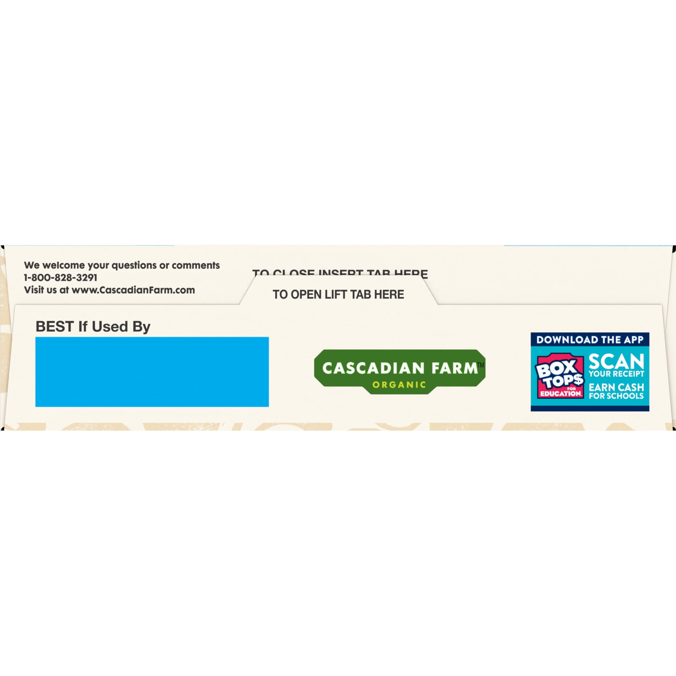 (12 pack) Cascadian Farm Organic Vanilla Chip Chewy Granola Bars, 6 Bars, 7.4 oz.
