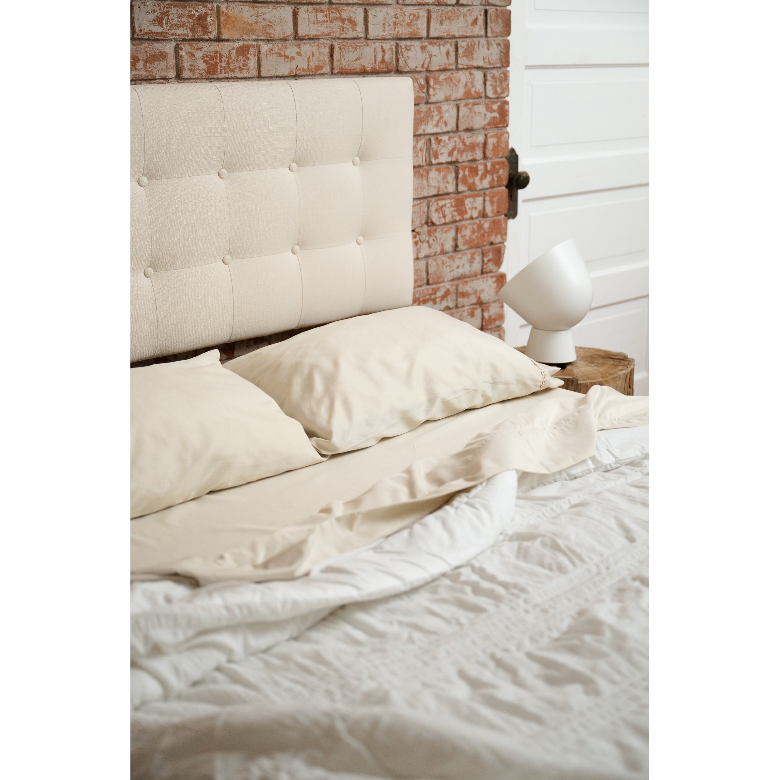 4-Piece Cream Bamboo Queen Hypoallergenic Sheet Set 66097