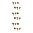 thumbnail image 1 of Plantas Artificiales Injueey Paquete de 6 Rosa Roja, 1 of 6