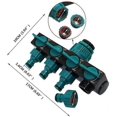 thumbnail image 2 of 4 Way Water Tap Splitter With Quick Connectors, 1" 3/4" 1/2" Garden Hose Adapter (type1), 2 of 5