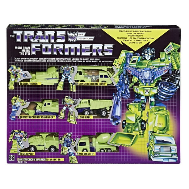 Transformers: Vintage G1 Constructicon Devastator 6 Figure Collection Transformers: Vintage G1 Constructicon Devastator 6 Figure Collection