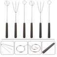 thumbnail image 2 of CIMAXIC Stainless Steel Fondue Forks, Black, Ideal for Chocolate and Cheese Dipping 36Pcs, 2 of 6