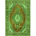 thumbnail image 1 of Ahgly Company Indoor Rectangle Medallion Green Traditional Area Rugs, 8' x 12', 1 of 1