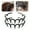 Black, variant on U Shape Fashion Tooth Hair Comb Headband, 2025 Upgrade High Cranium Head Bands for Women's Hair, Reversible Korean Headbands with Teeth for Women Gifts for Teen Girls (Black, medium)